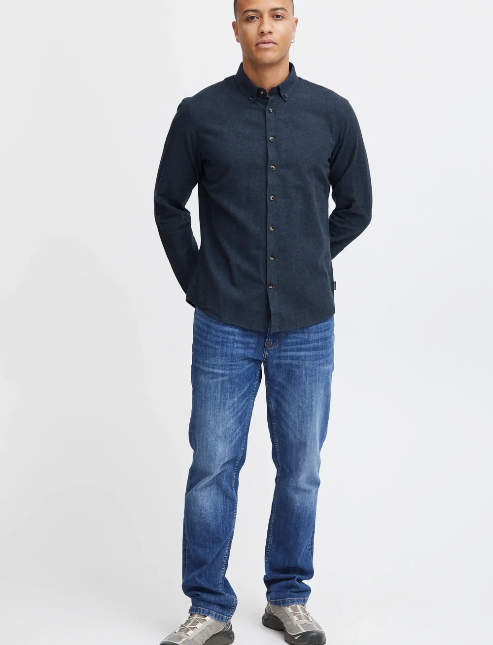 Blend - BHBURLEY SHIRT NOOS - casual shirts - dress blues - 0