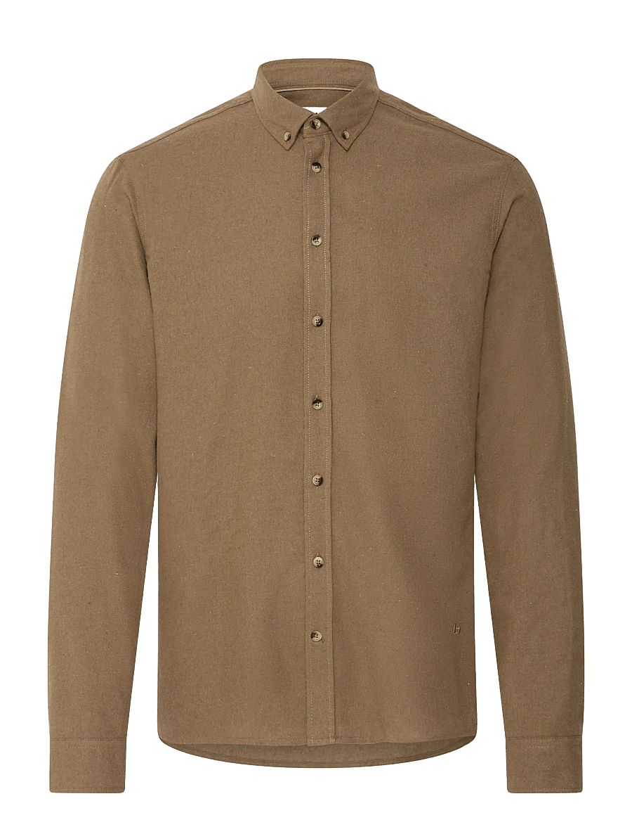 Blend - BHBURLEY SHIRT NOOS - casual skjorter - kangaroo melange - 1