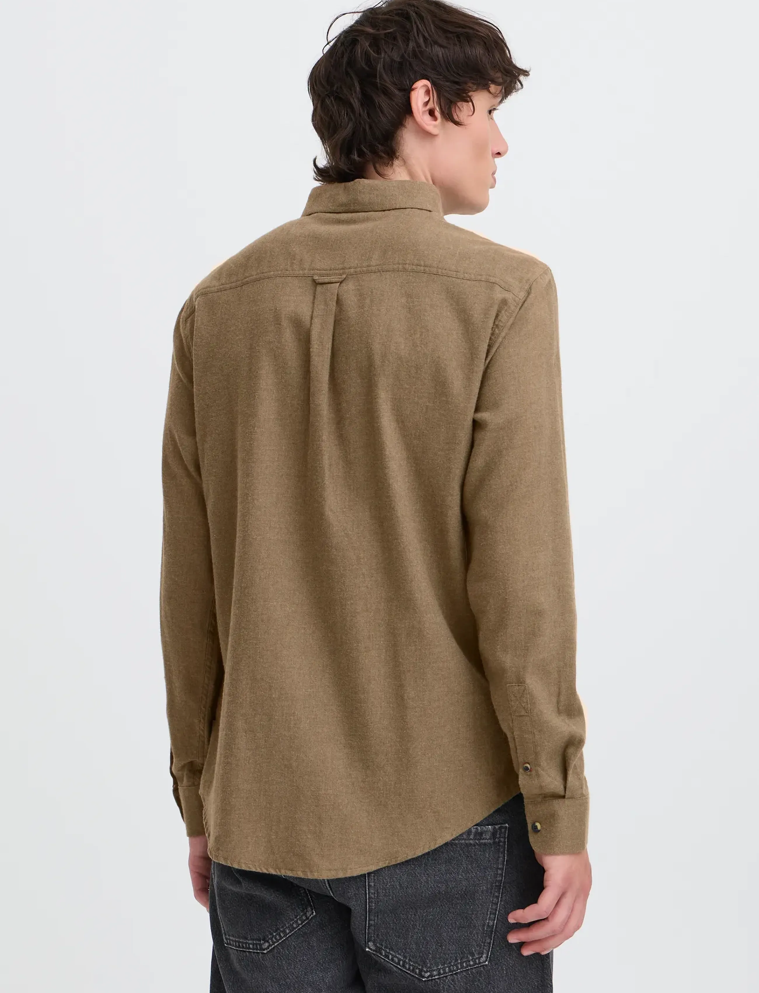 Blend - BHBURLEY SHIRT NOOS - casual skjorter - kangaroo melange - 3