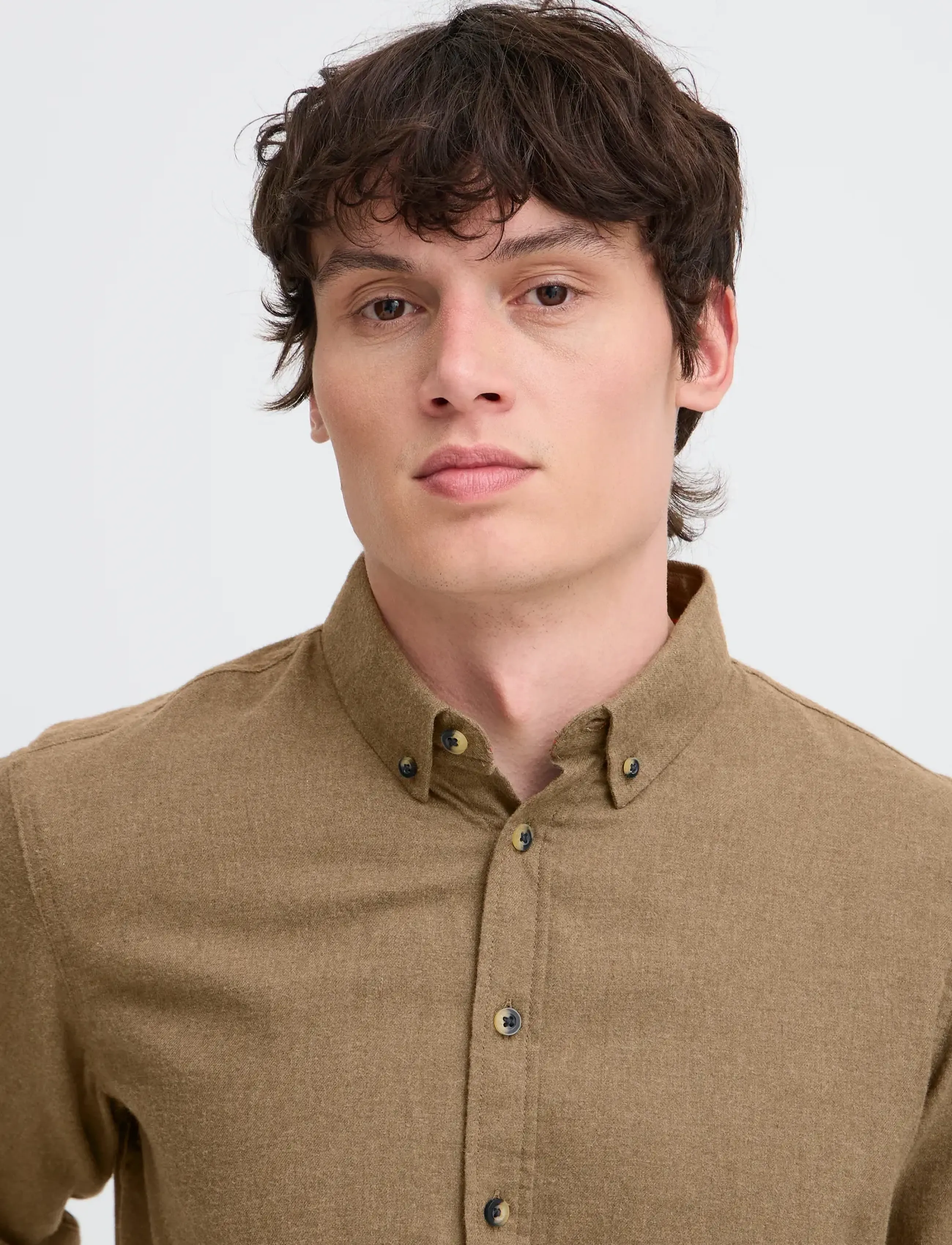 Blend - BHBURLEY SHIRT NOOS - casual skjorter - kangaroo melange - 4