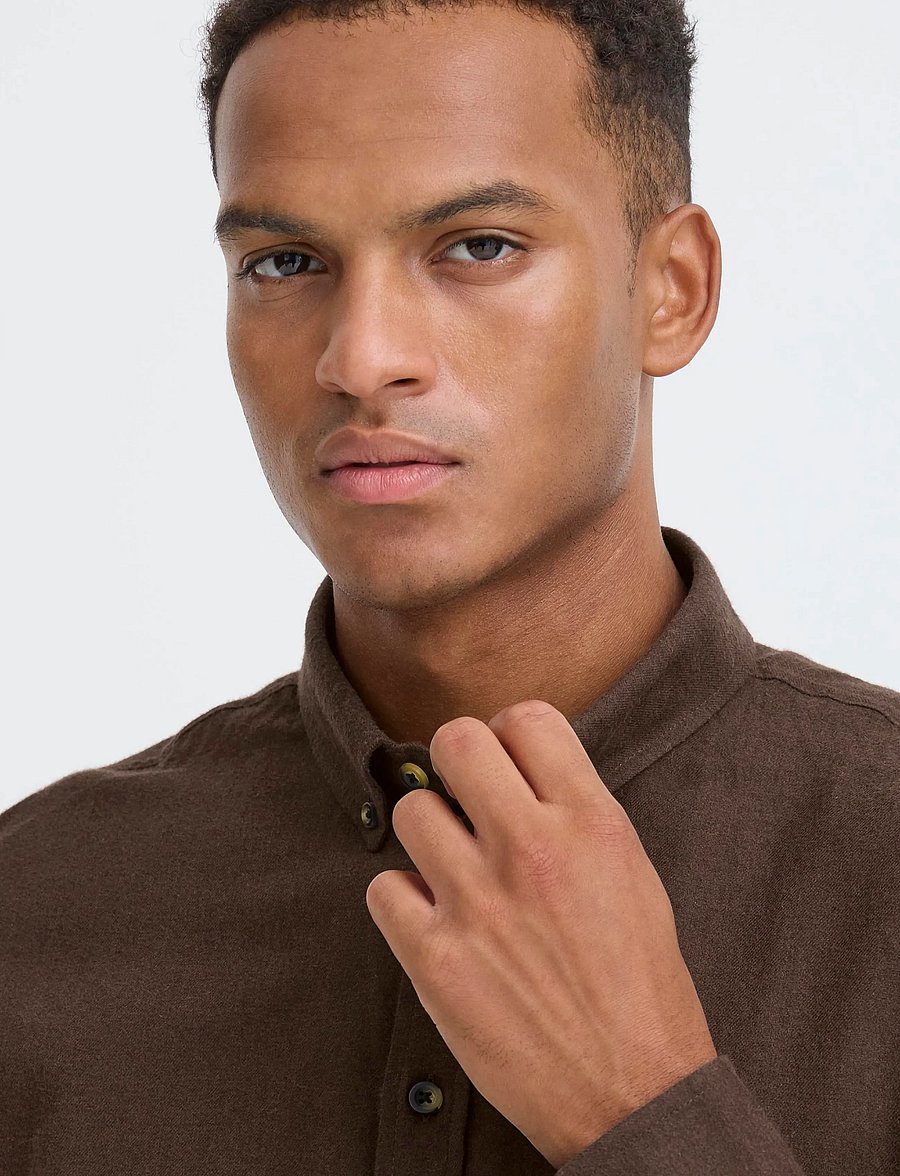 Blend - BHBURLEY SHIRT NOOS - casual skjorter - slate black - 4