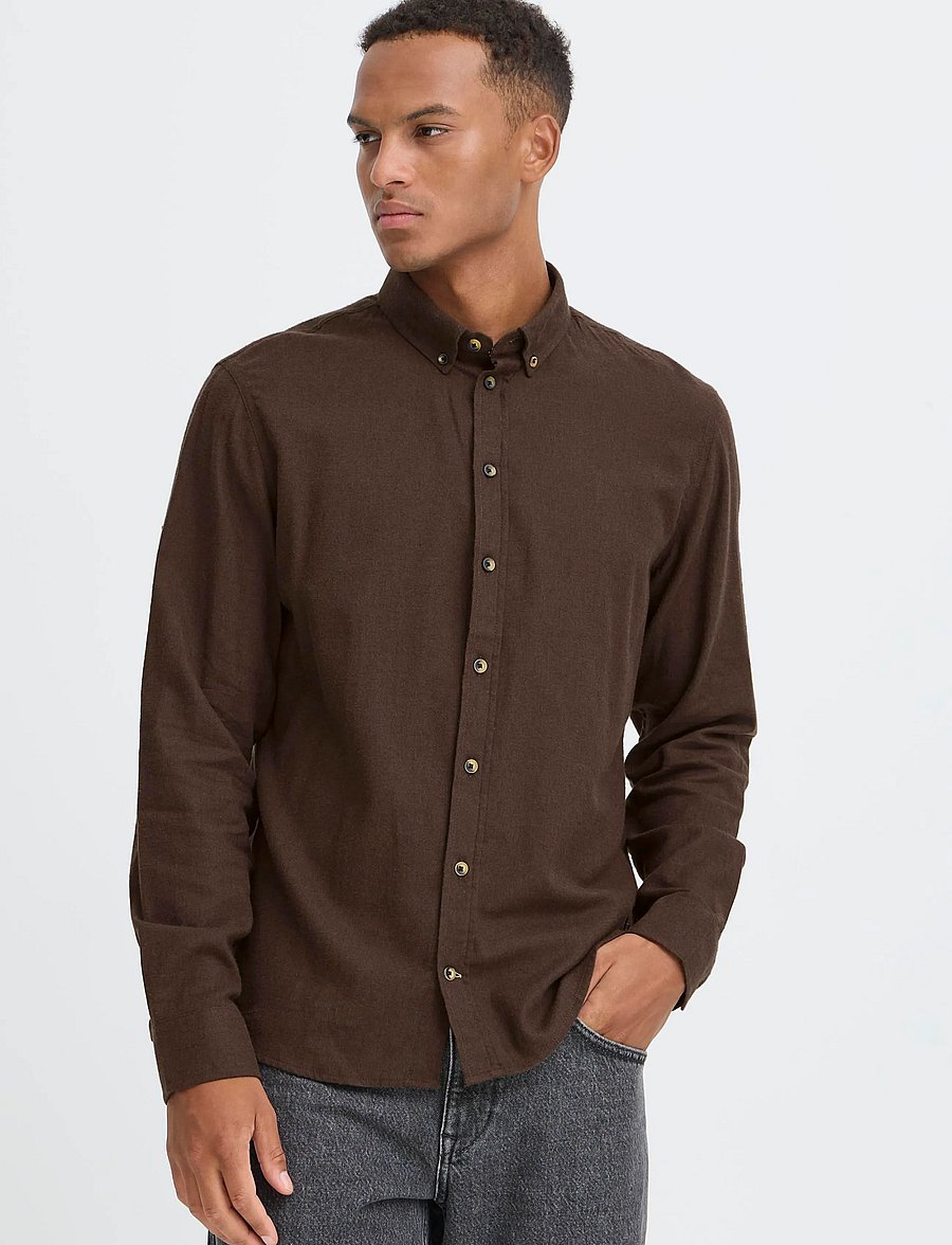 Blend - BHBURLEY SHIRT NOOS - casual skjorter - slate black - 5