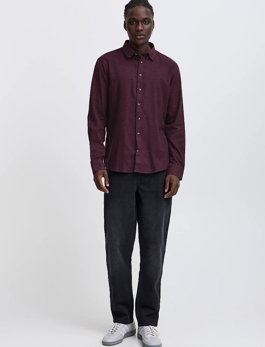 Blend - BHBURLEY SHIRT NOOS - freizeithemden - winetasting - 0