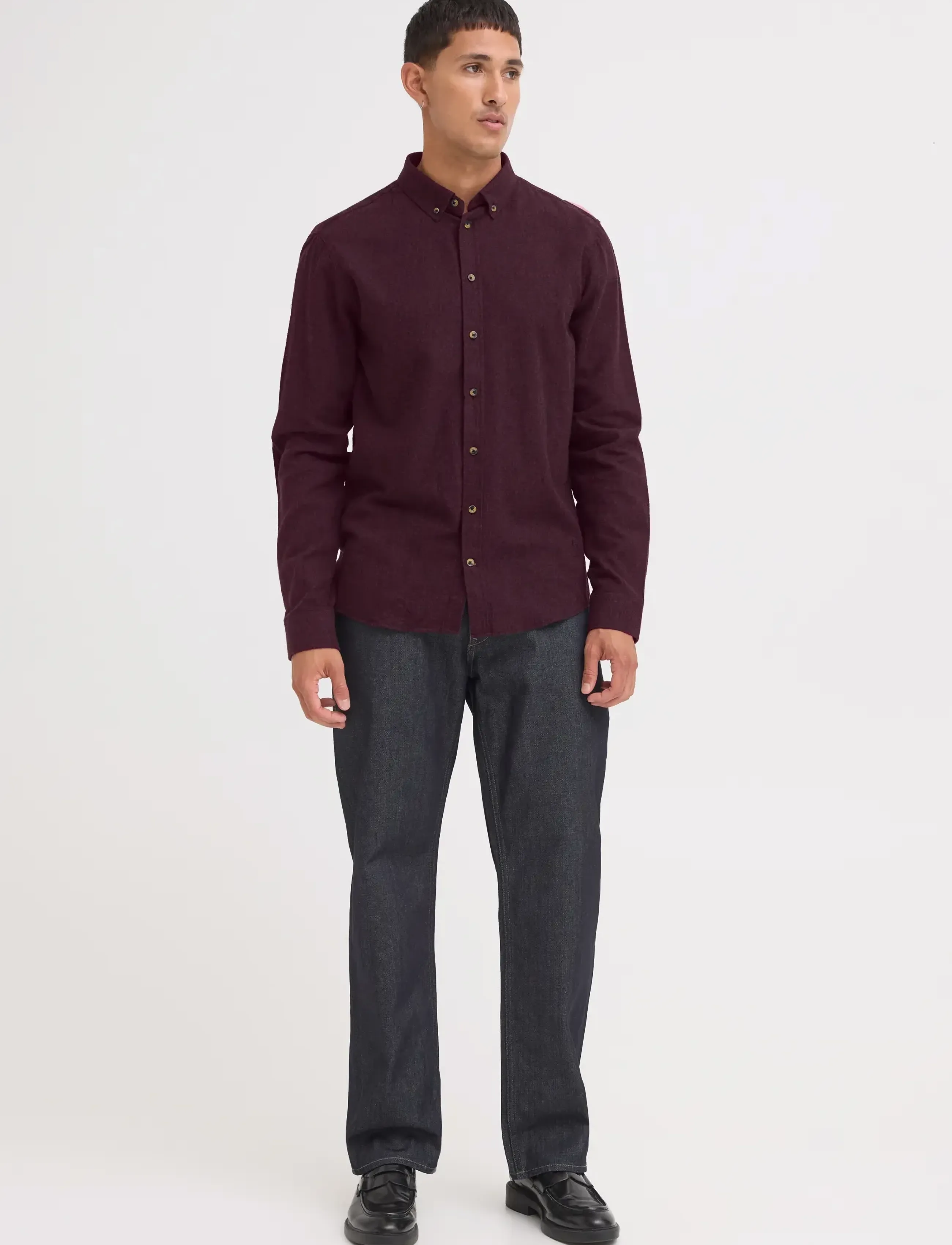 Blend BHBURLEY SHIRT NOOS - Casual shirts - WINETASTING / burgundy