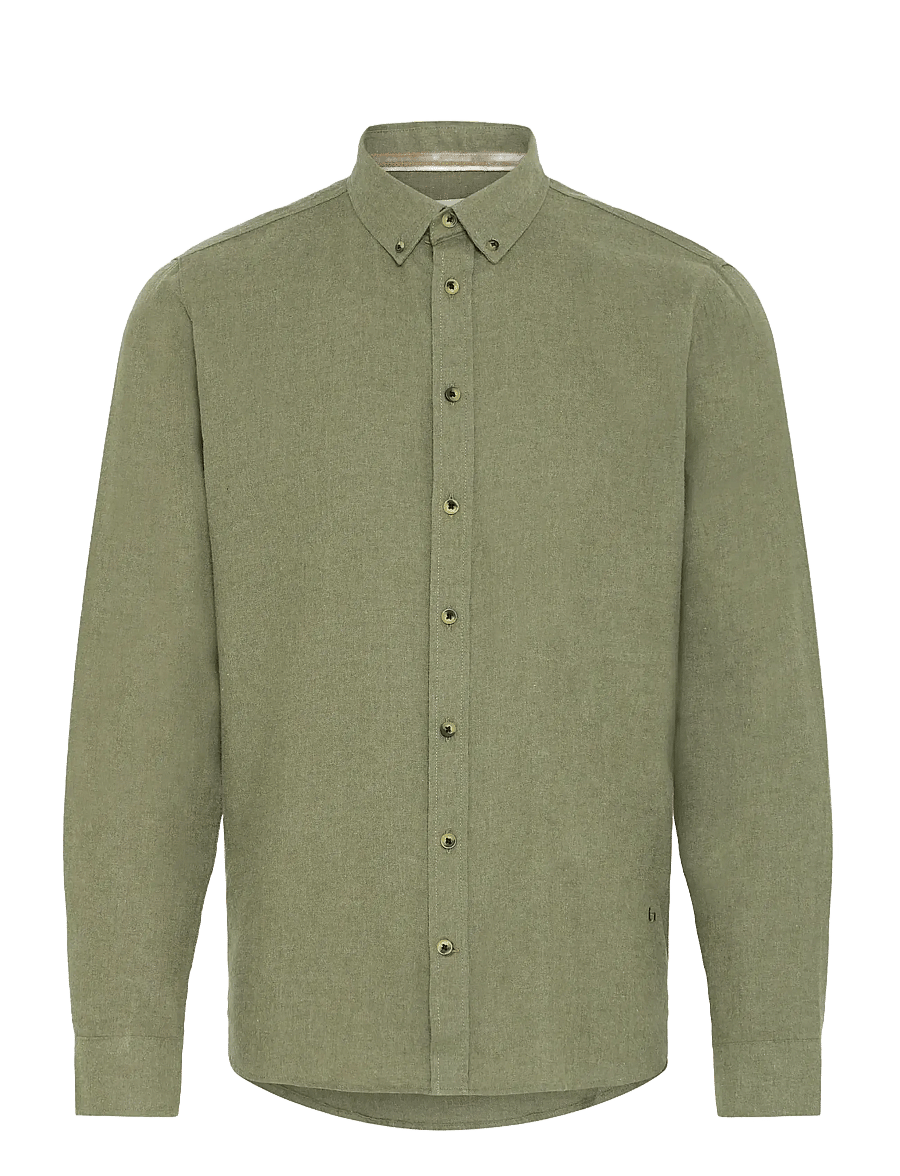 Blend - BHBURLEY SHIRT NOOS - casual skjorter - winter moss - 1