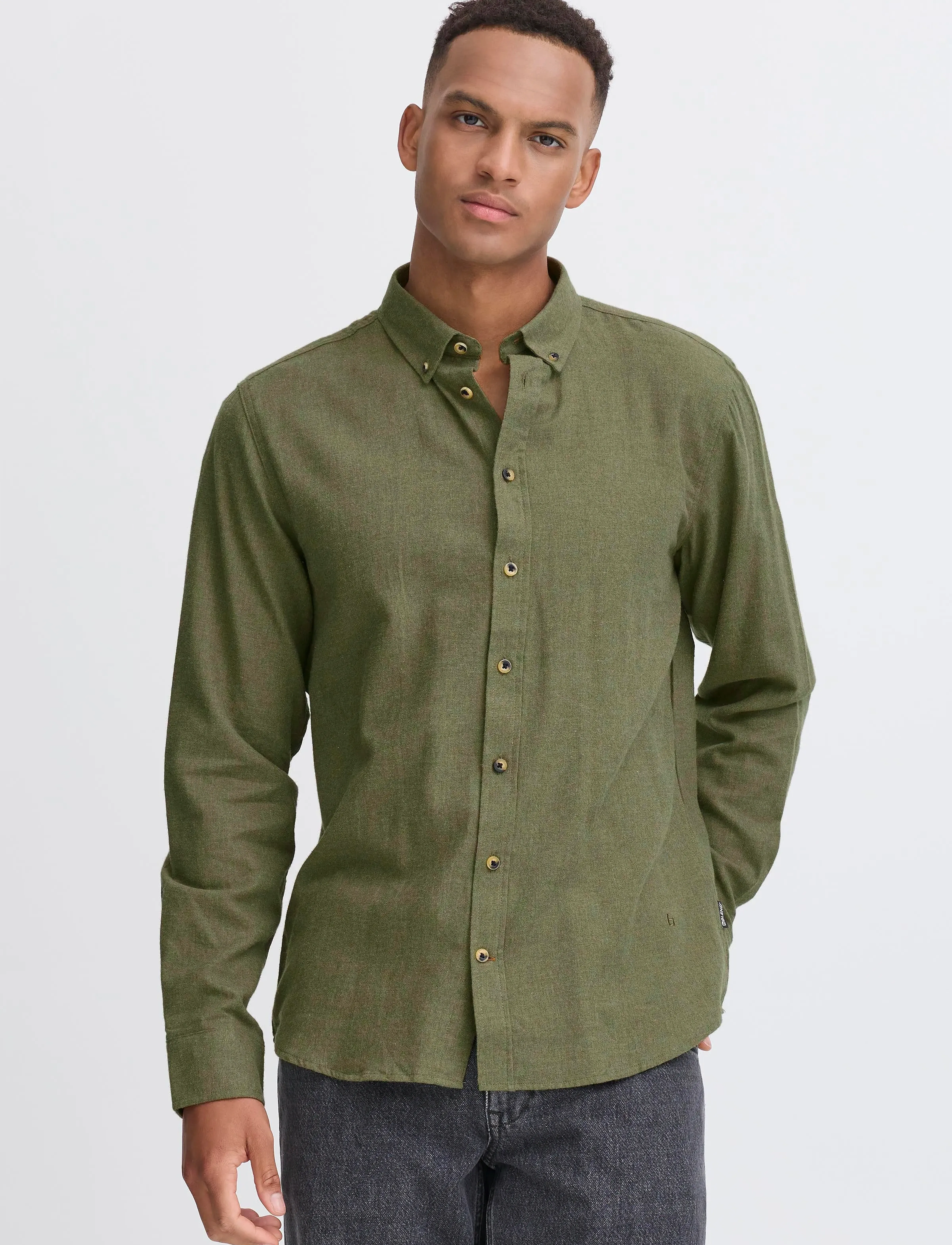 Blend - BHBURLEY SHIRT NOOS - die niedrigsten preise - winter moss - 4