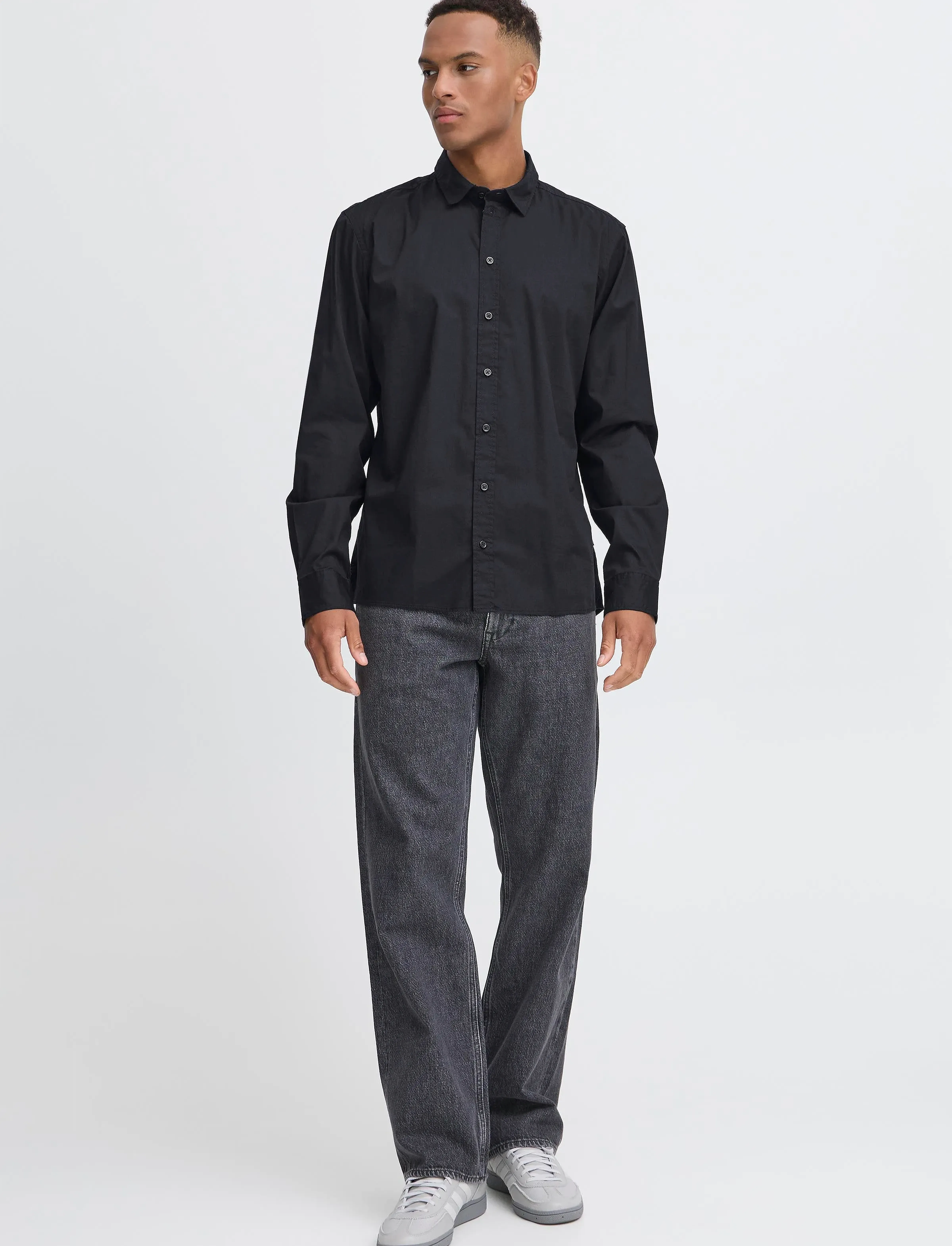 Blend BHBOXWELL SHIRT - Tøj - BLACK / black