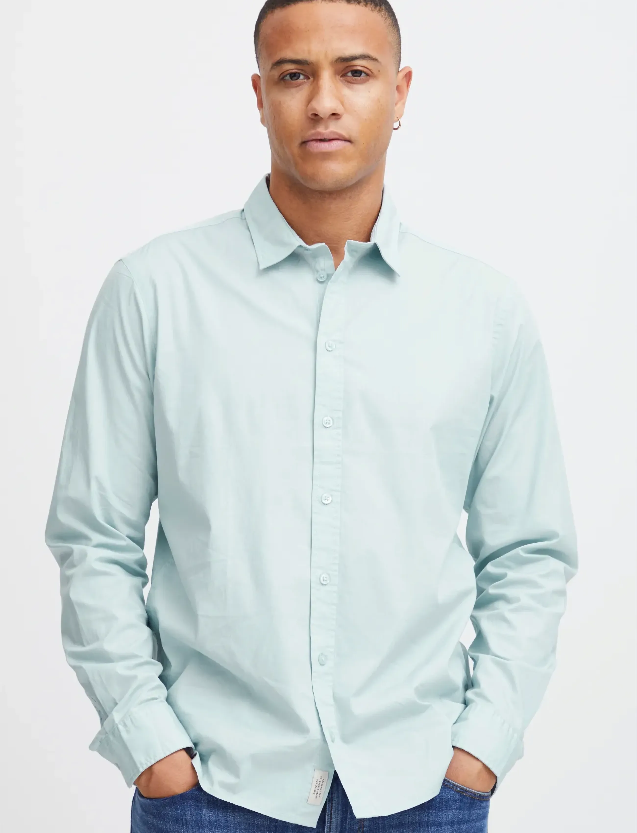 Blend - BHBOXWELL SHIRT - basic shirts - celestial blue - 4