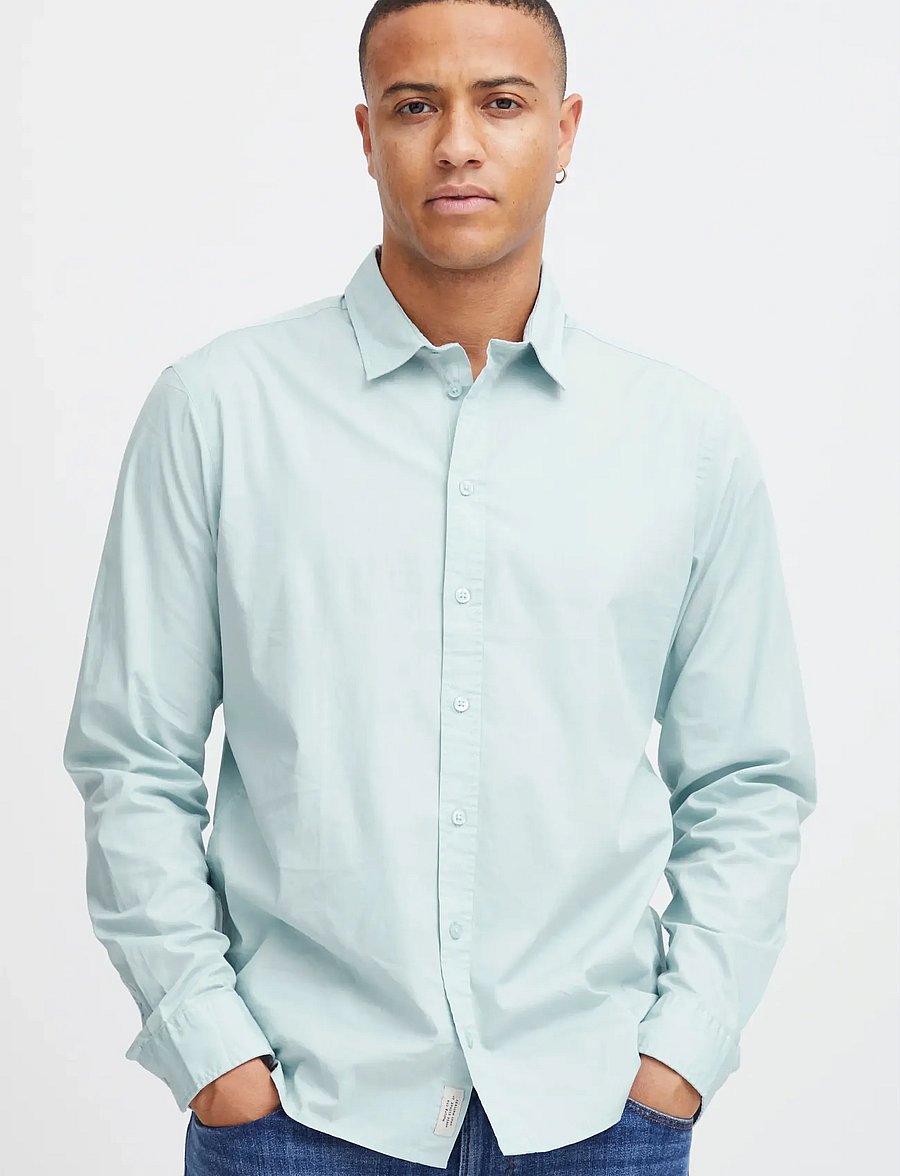 Blend - BHBOXWELL SHIRT - vabaajasärgid - celestial blue - 4