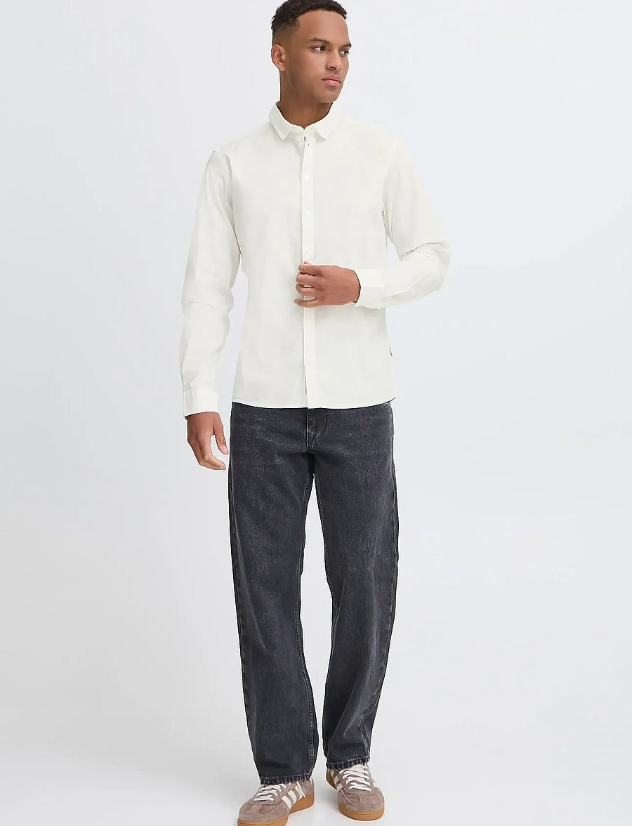 Blend - BHBOXWELL SHIRT - casual skjorter - snow white - 0