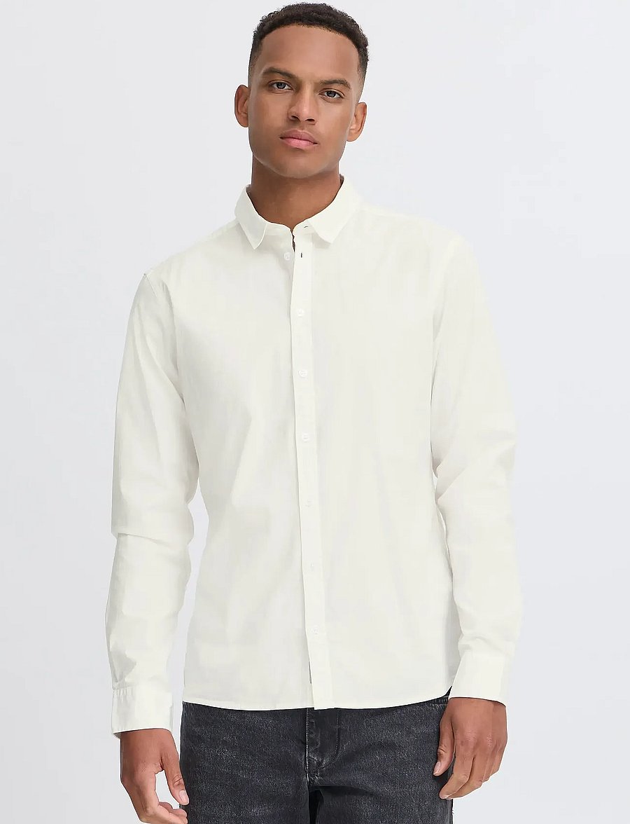 Blend - BHBOXWELL SHIRT - casual skjorter - snow white - 4