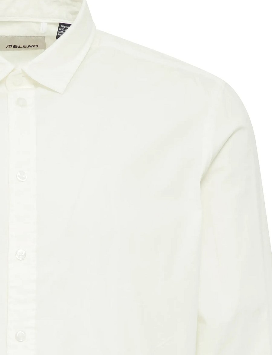Blend - BHBOXWELL SHIRT - casual skjorter - snow white - 5