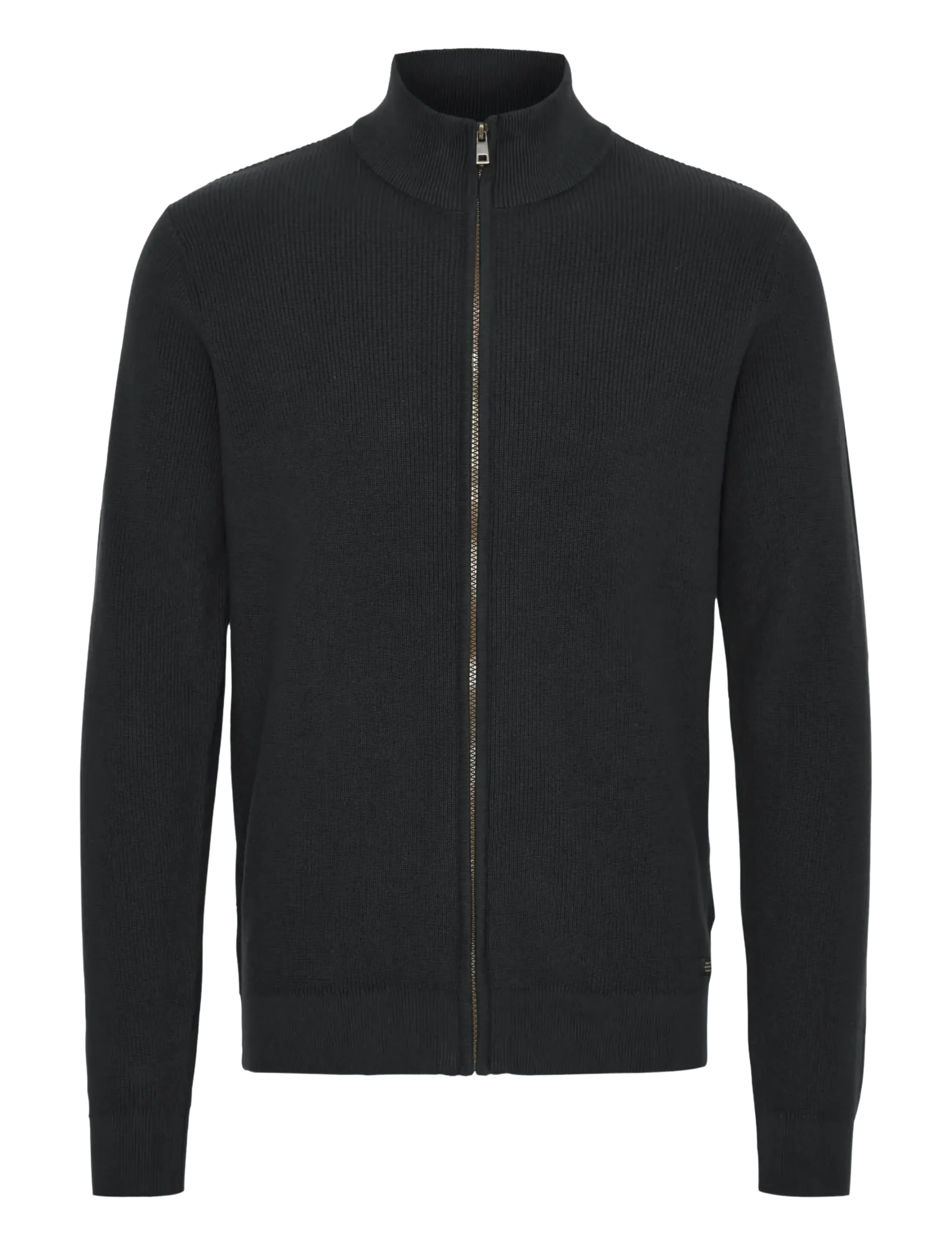 Blend BHCODFORD FULLZIP KNIT NOOS - Strickmode - BLACK / black