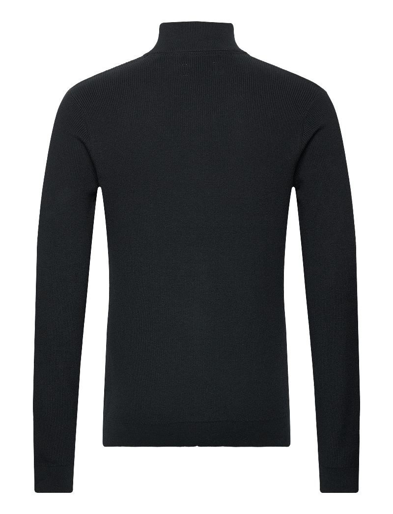 Blend - BHCODFORD FULLZIP KNIT NOOS - full zip tröjor - black - 2