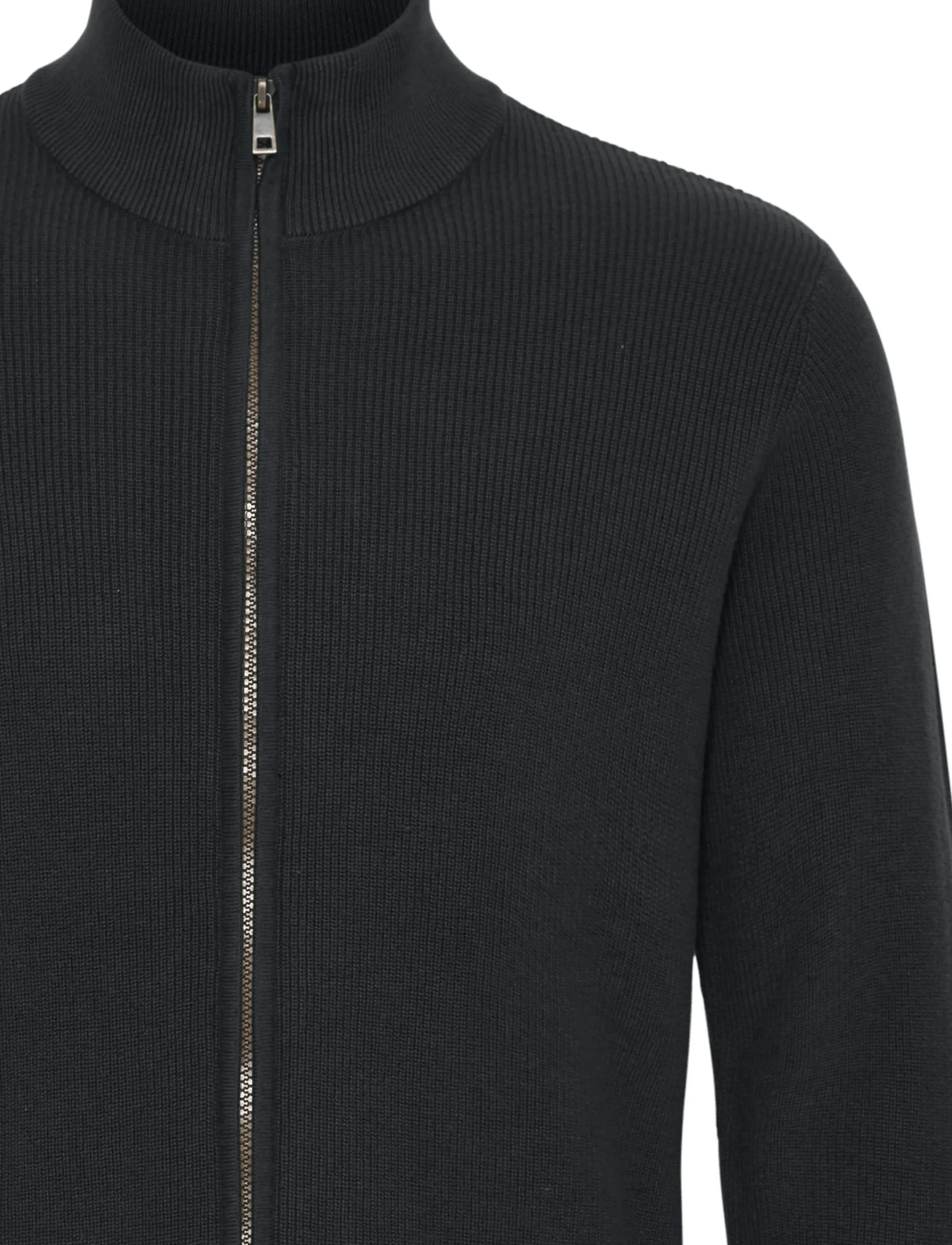 Blend - BHCODFORD FULLZIP KNIT NOOS - strickmode - black - 5