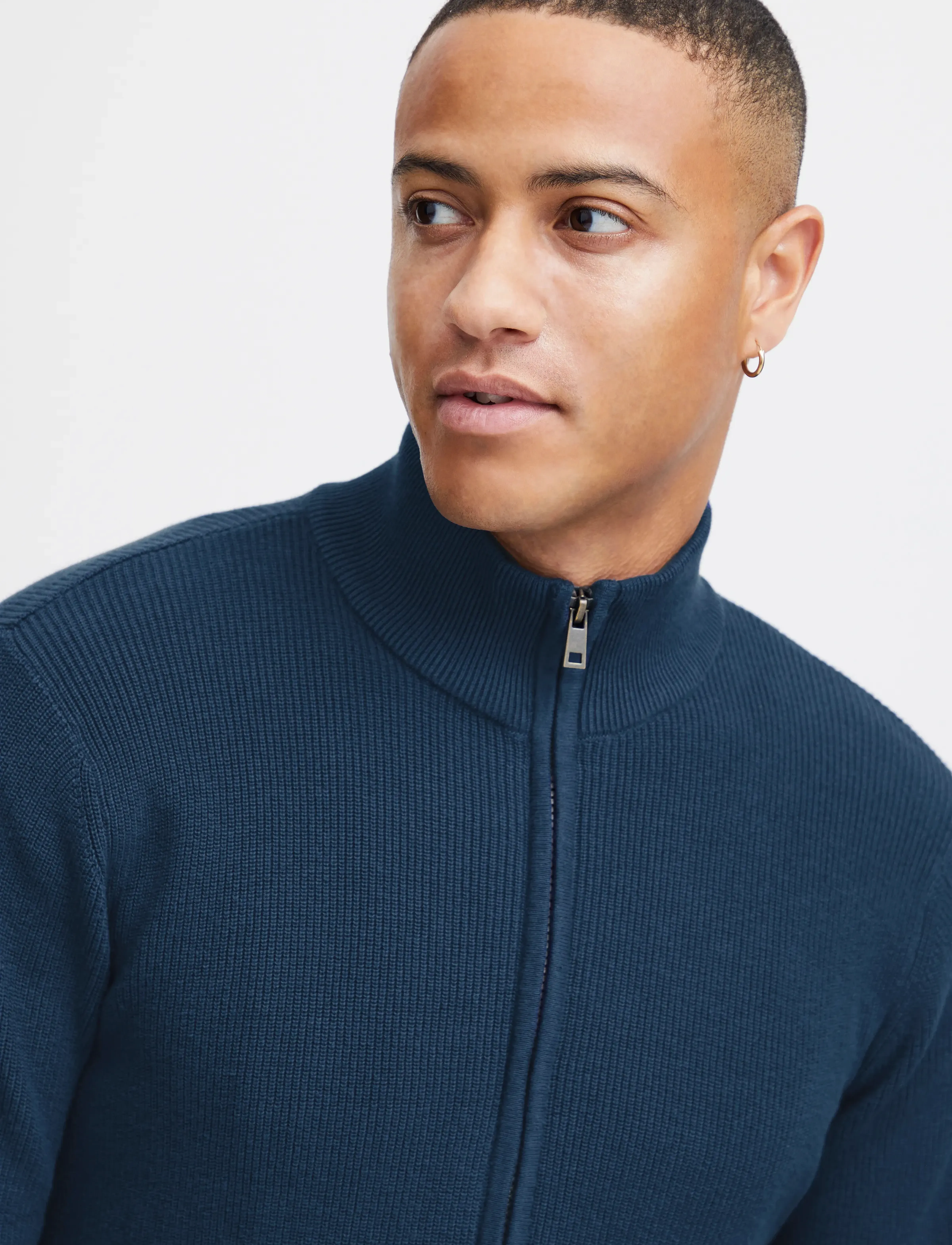 BLEND Bhcodford Fullzip Knit Noos stickade tröjor herr – bild 5