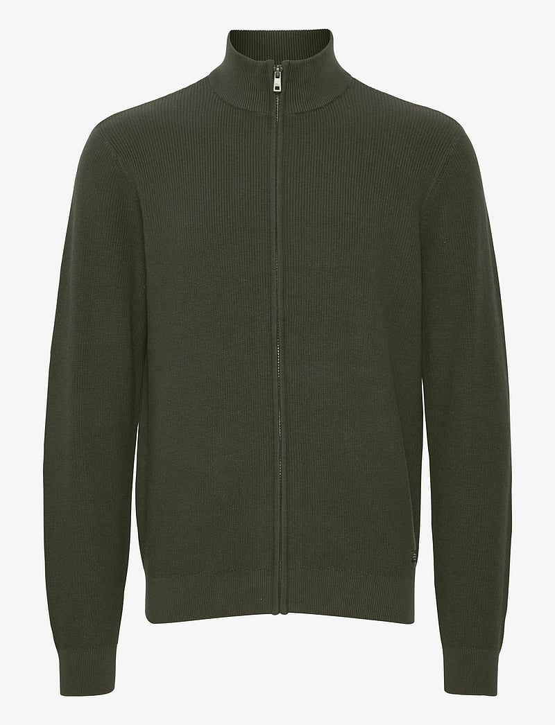 Blend - BHCODFORD FULLZIP KNIT NOOS - full zip tröjor - rosin - 1