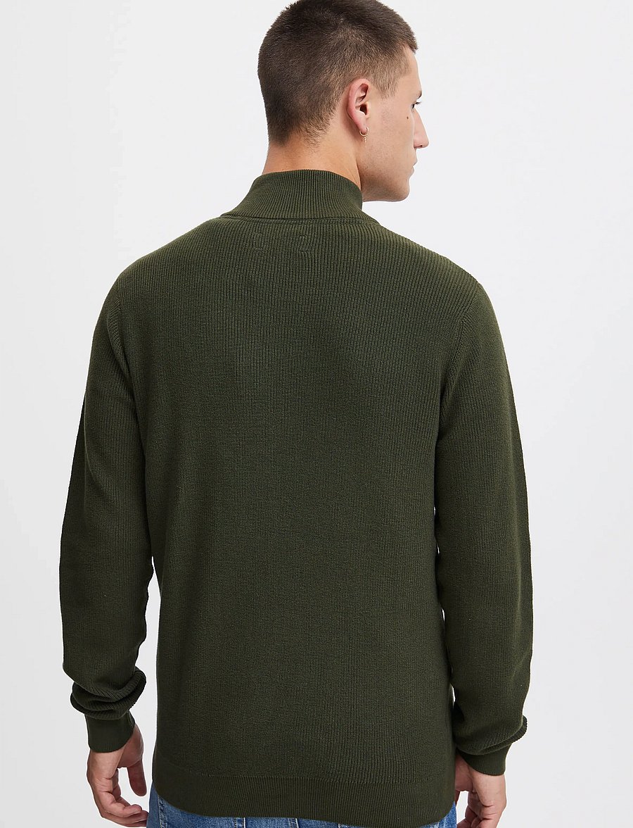 Blend - BHCODFORD FULLZIP KNIT NOOS - fullzip strik - rosin - 3
