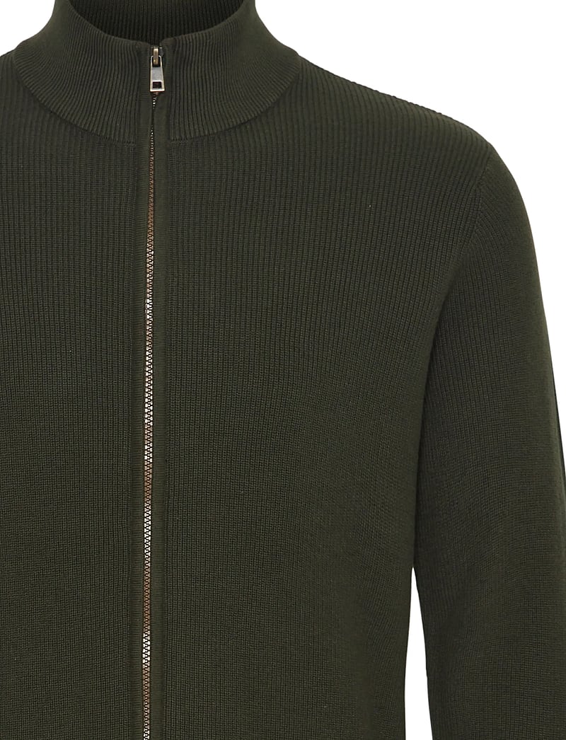 Blend - BHCODFORD FULLZIP KNIT NOOS - full zip tröjor - rosin - 5