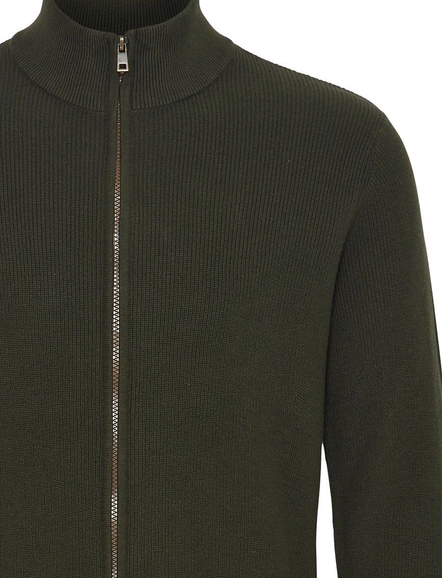 Blend - BHCODFORD FULLZIP KNIT NOOS - fullzip strik - rosin - 5