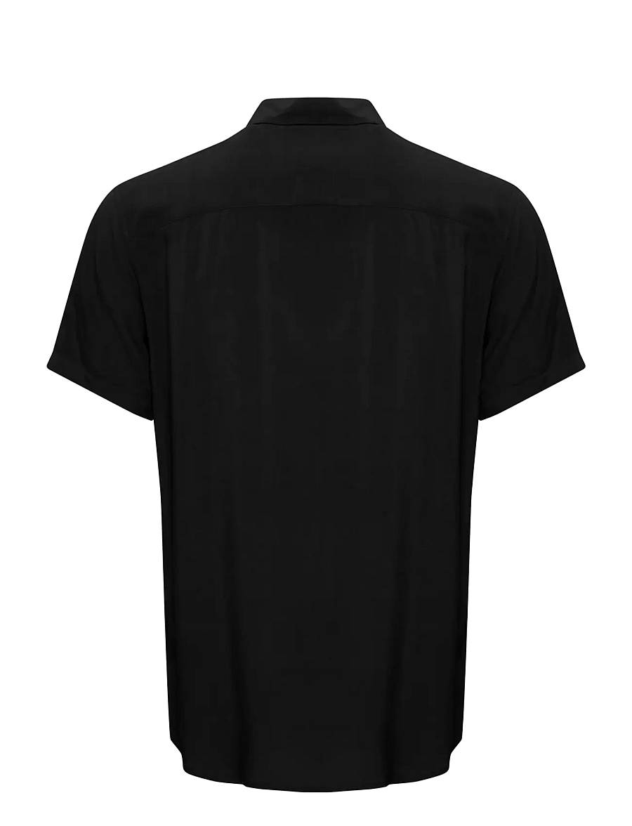 Blend - BHELLIOT SHIRT NOOS - kurzarmhemden - black - 2