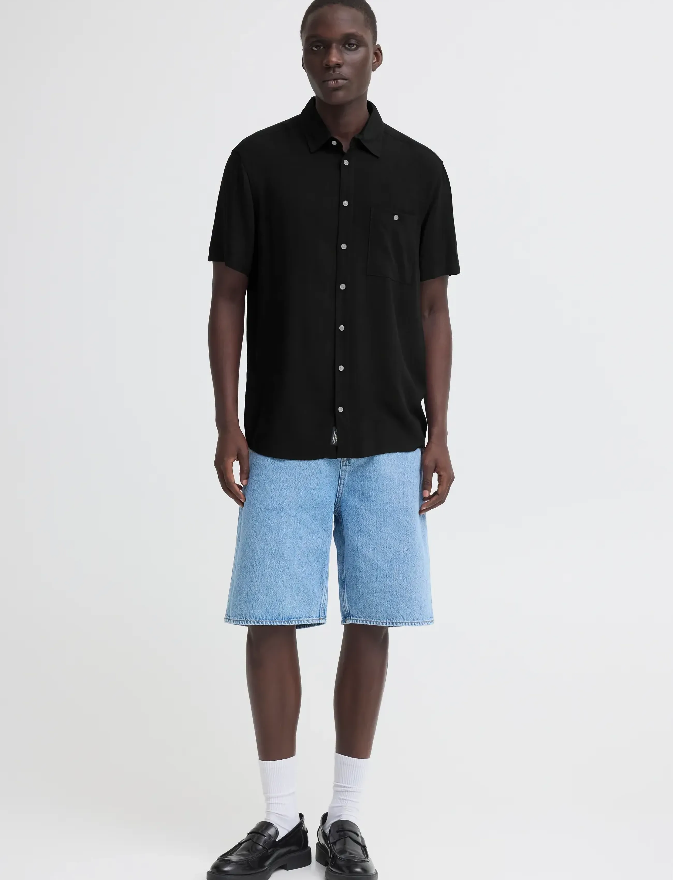 Blend BHELLIOT SHIRT NOOS - Skyrtur - BLACK / black