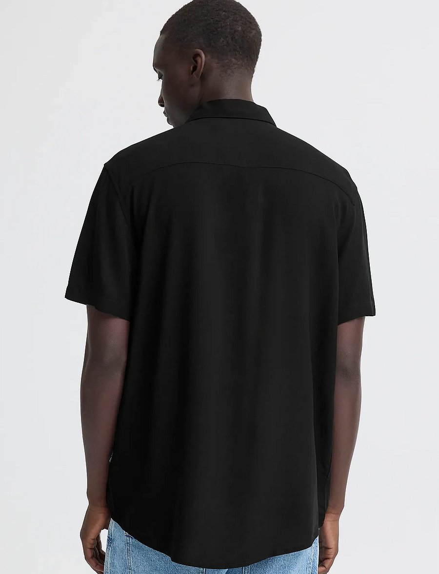 Blend - BHELLIOT SHIRT NOOS - kurzarmhemden - black - 3