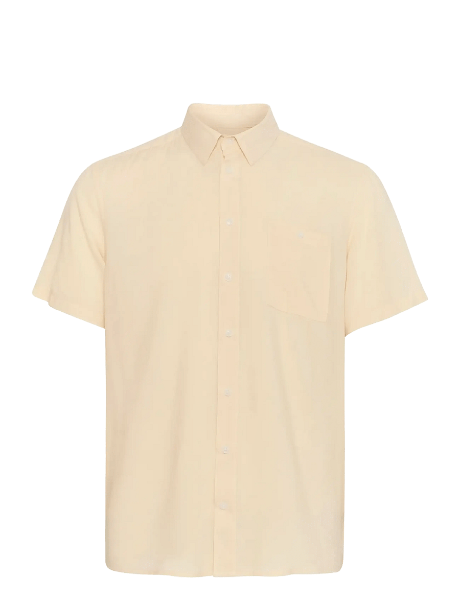 Blend - BHELLIOT SHIRT NOOS - kurzarmhemden - bleached sand - 1