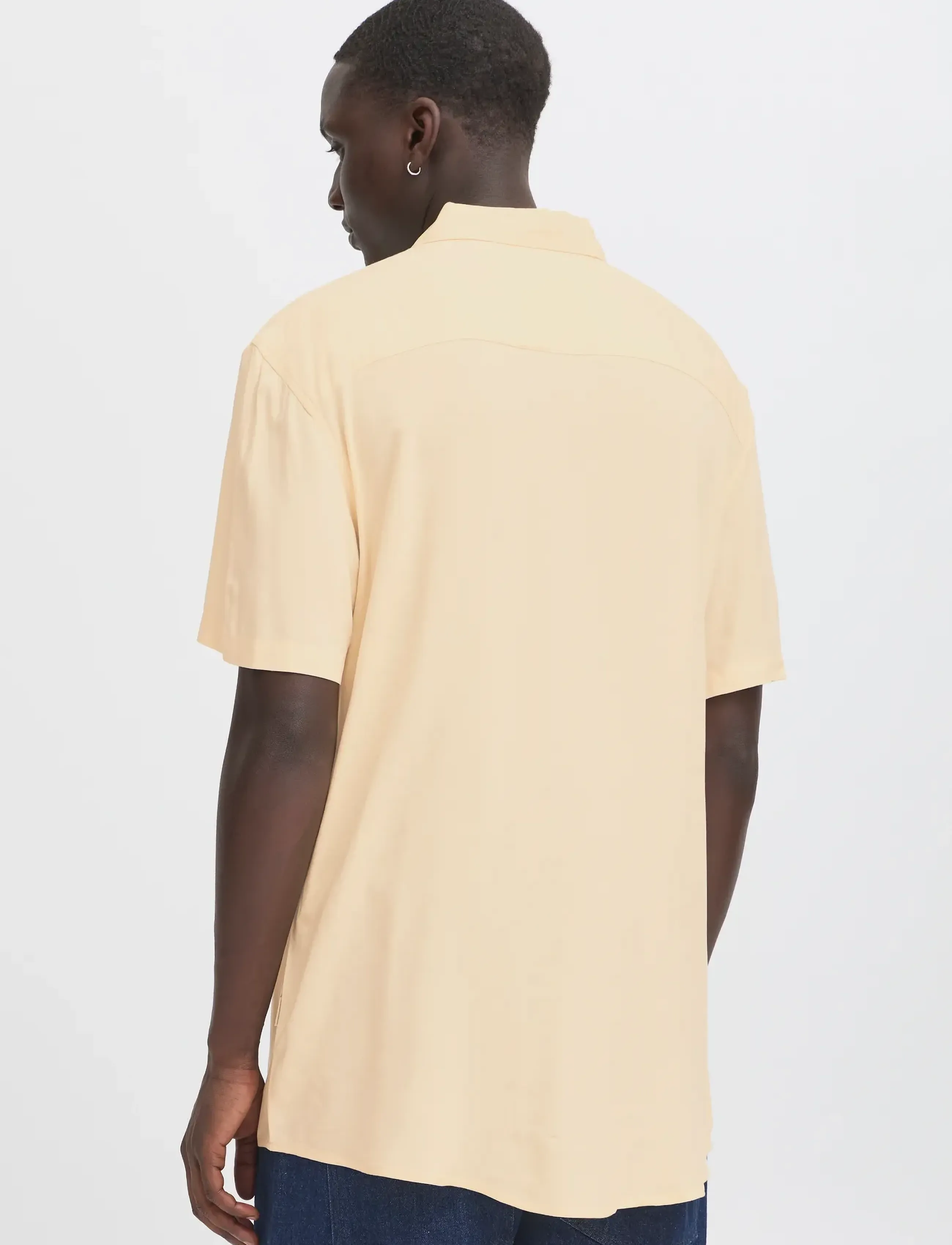 Blend - BHELLIOT SHIRT NOOS - short-sleeved shirts - bleached sand - 3