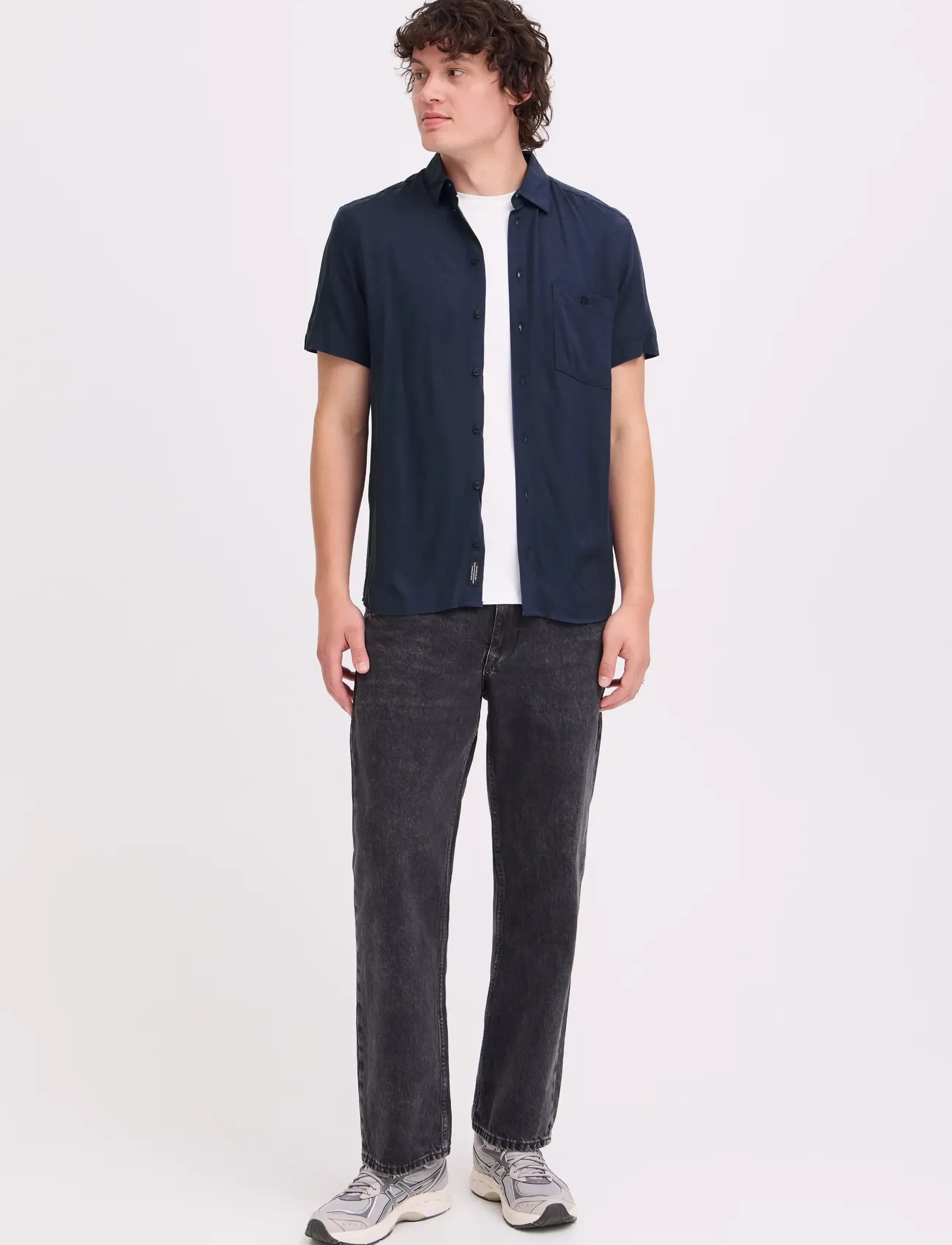Blend BHELLIOT SHIRT NOOS - Kortærmede skjorter - DRESS BLUES / blue