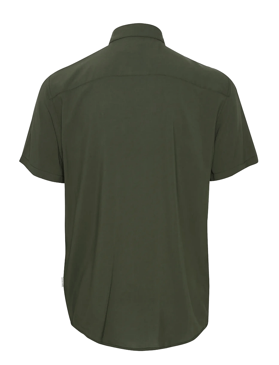 Blend - BHELLIOT SHIRT NOOS - kurzarmhemden - forest night - 2