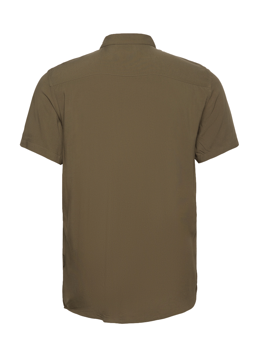 Blend - BHELLIOT SHIRT NOOS - kurzarmhemden - olive night - 2