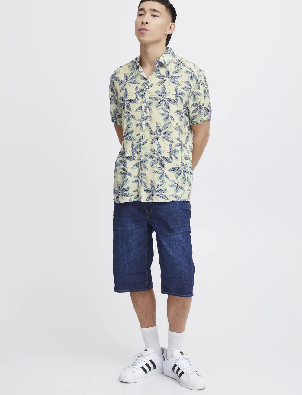 Blend - Shirt - lühikeste varrukatega särgid - oyster gray - 0