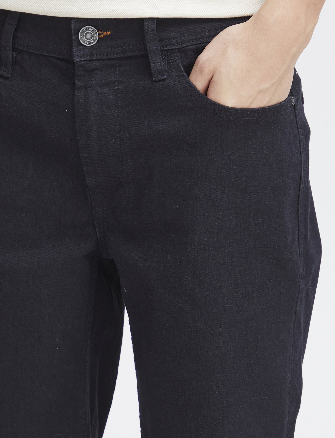 Blend - Denim shorts - denim black - 5