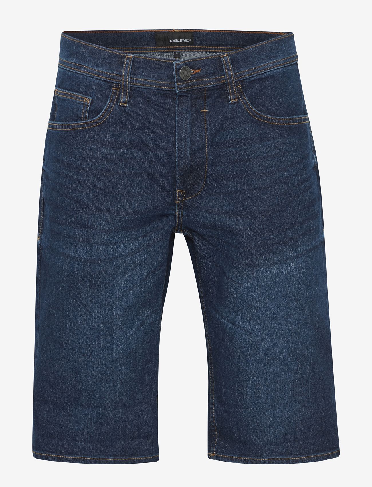 Blend - Denim shorts - denim dark blue - 1