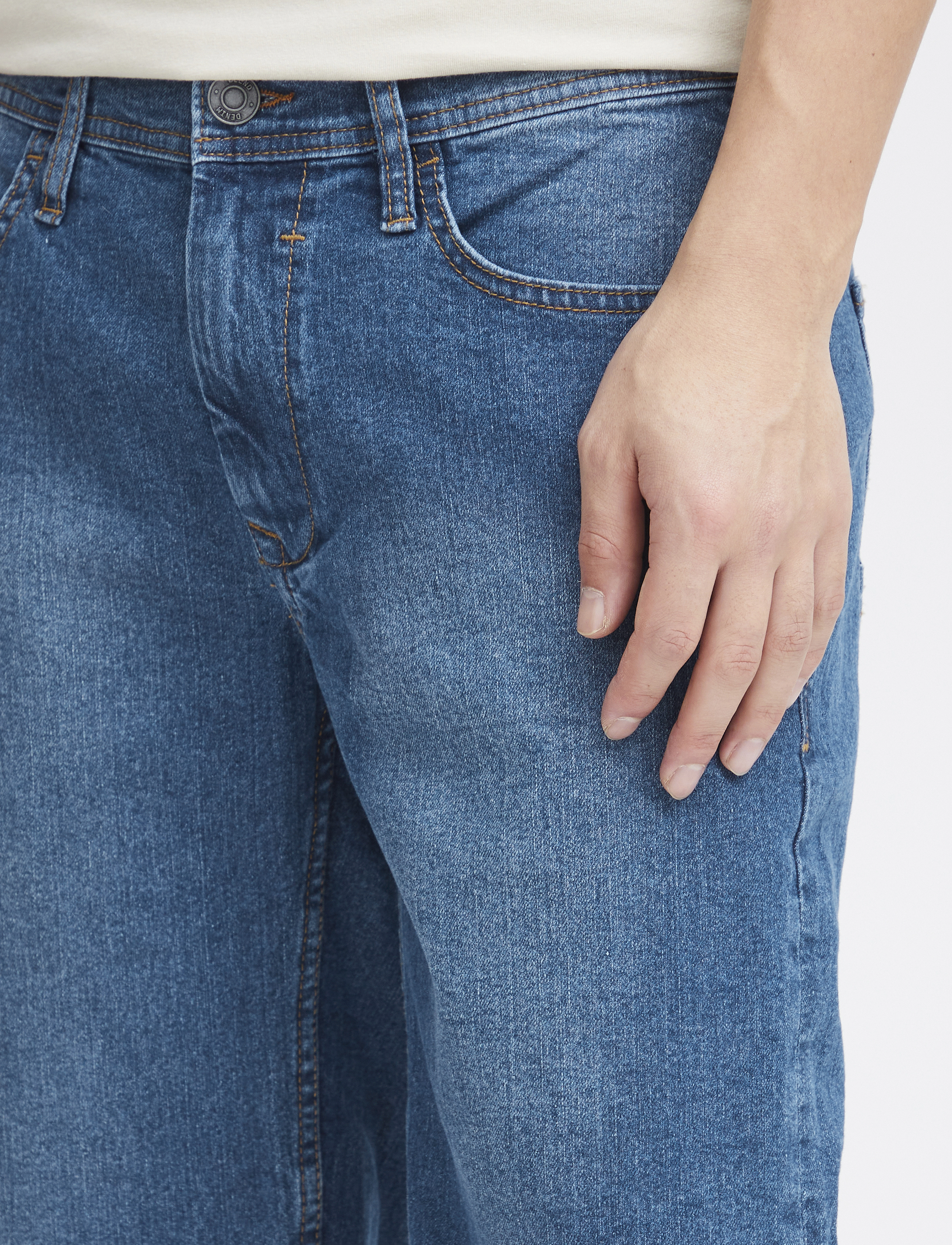 Blend - Denim shorts - denim middle blue - 5