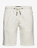 Denim Jogg shorts - SNOW WHITE