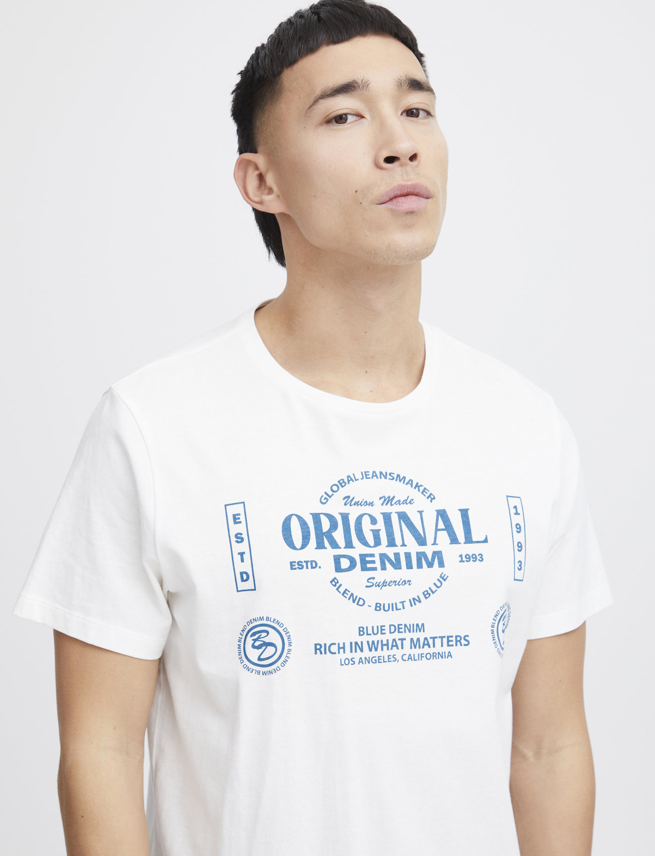 Blend - Tee - snow white - 3