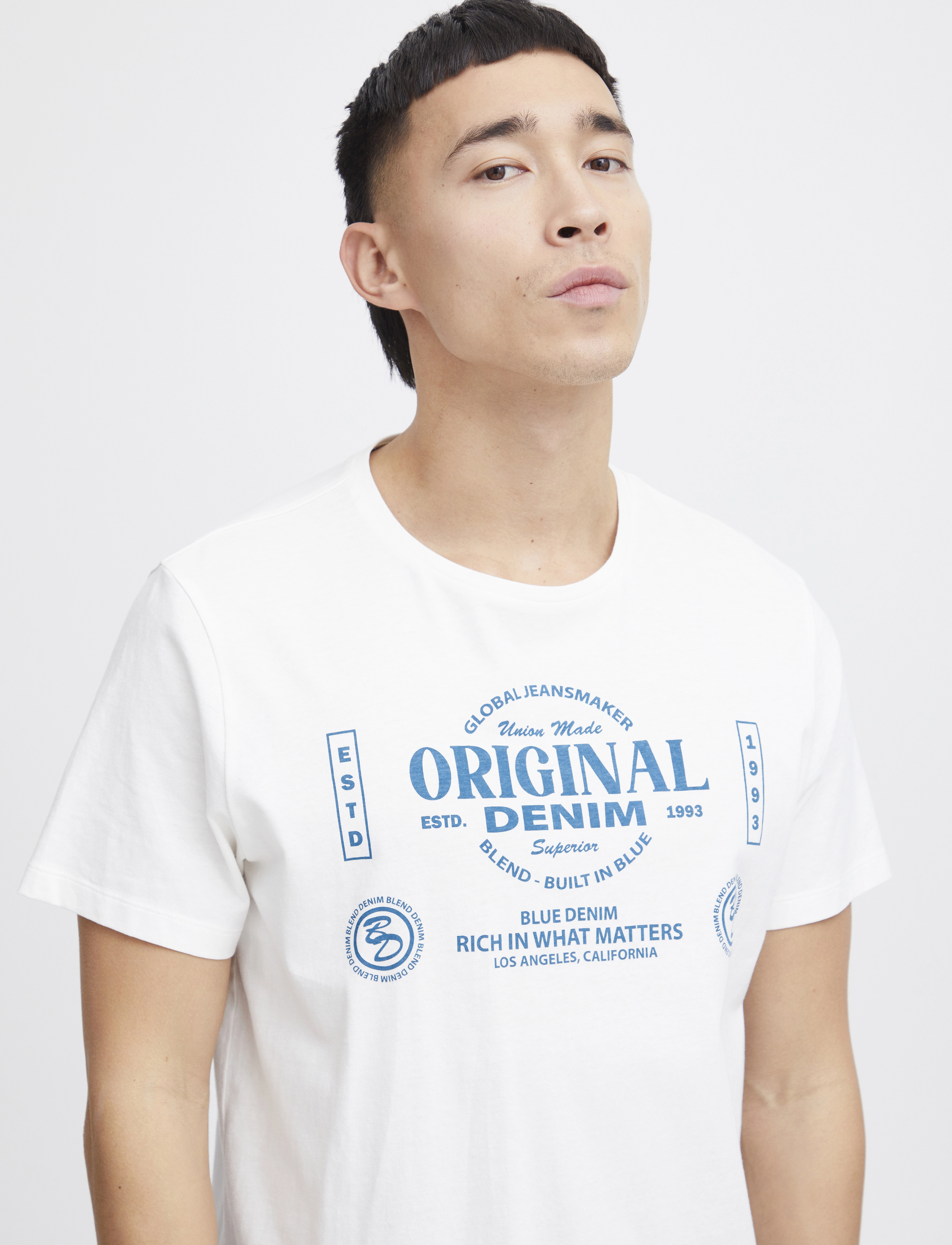 Blend - Tee - snow white - 3