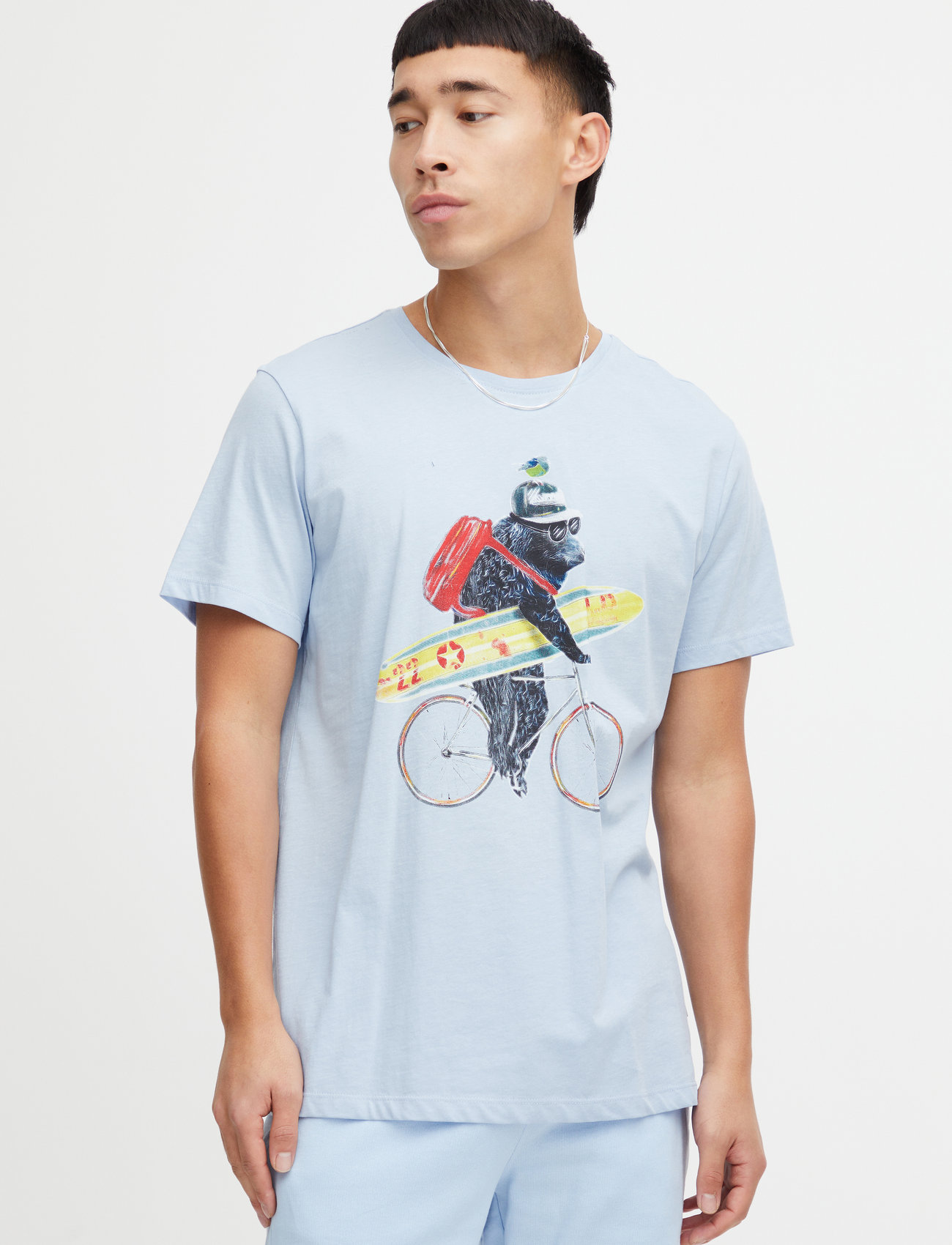 Blend - Tee - cashmere blue - 3