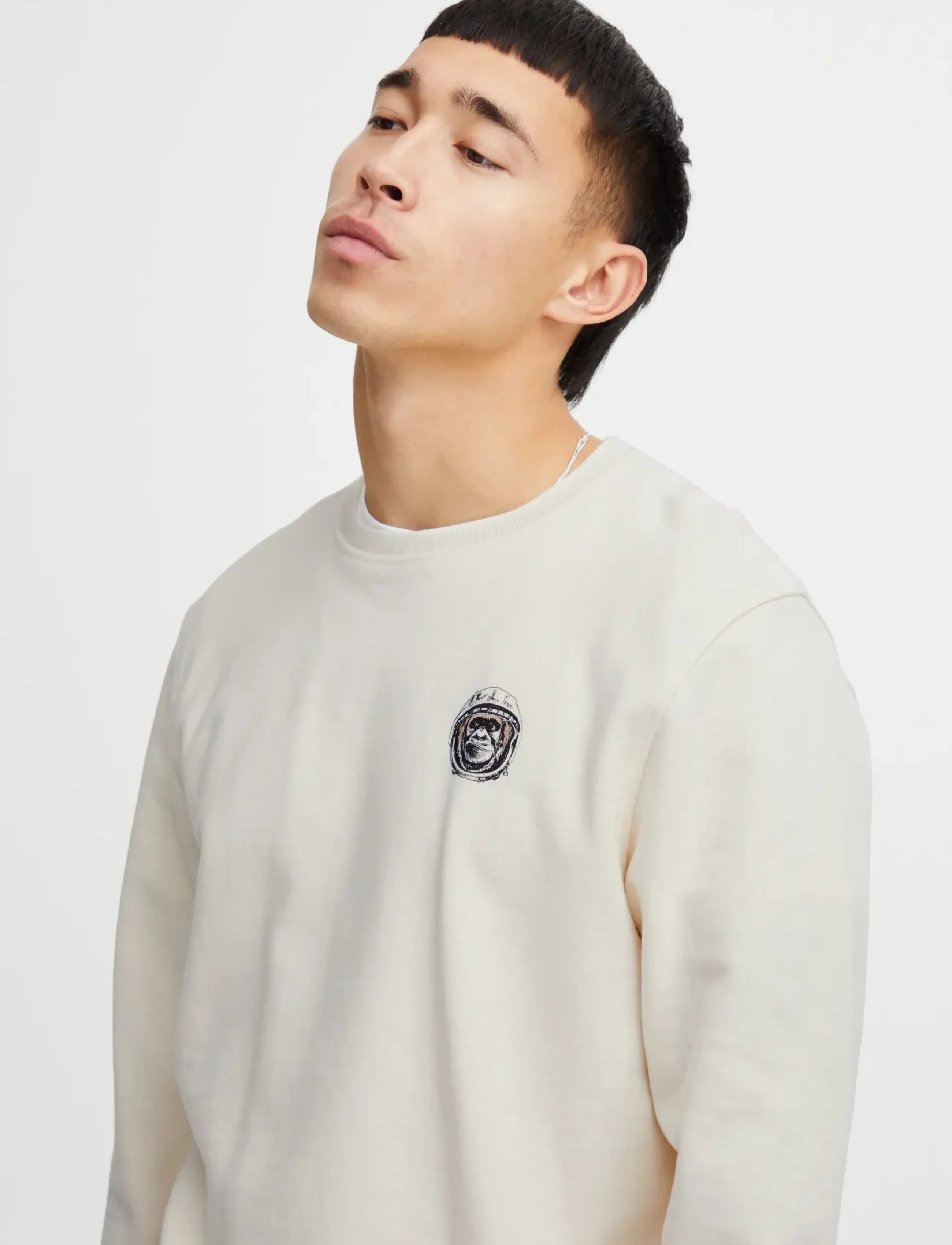 Blend - Sweatshirt - sweatshirts - cloud cream - 4