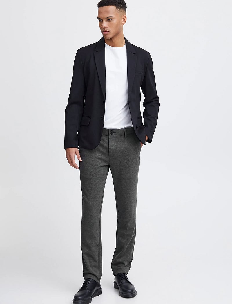 Blend - BHLANGFORD PANTS - chinos - charcoal mix - 0