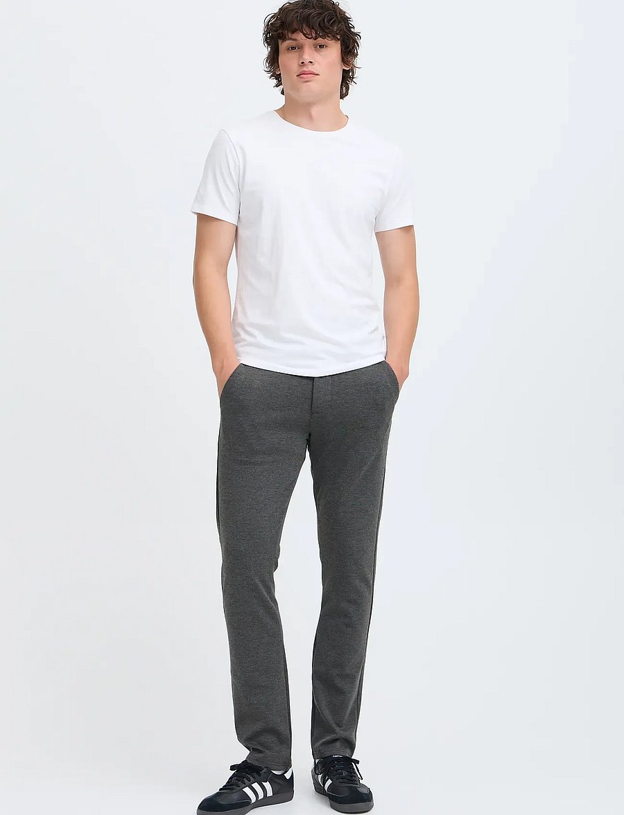 Blend - BHLANGFORD PANTS - chino-püksid - charcoal mix - 0