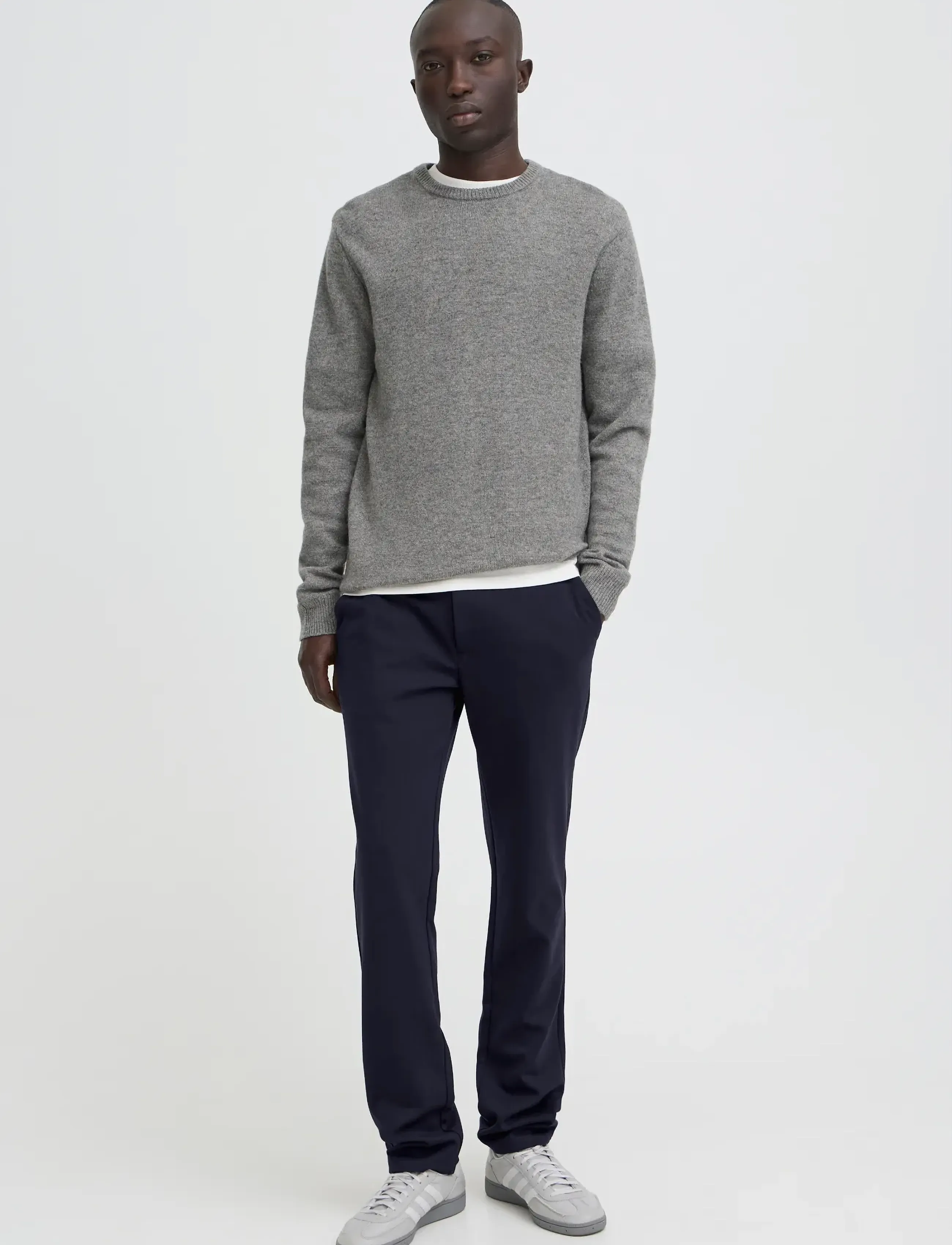 Blend BHLANGFORD PANTS - Riided - DARK NAVY / navy