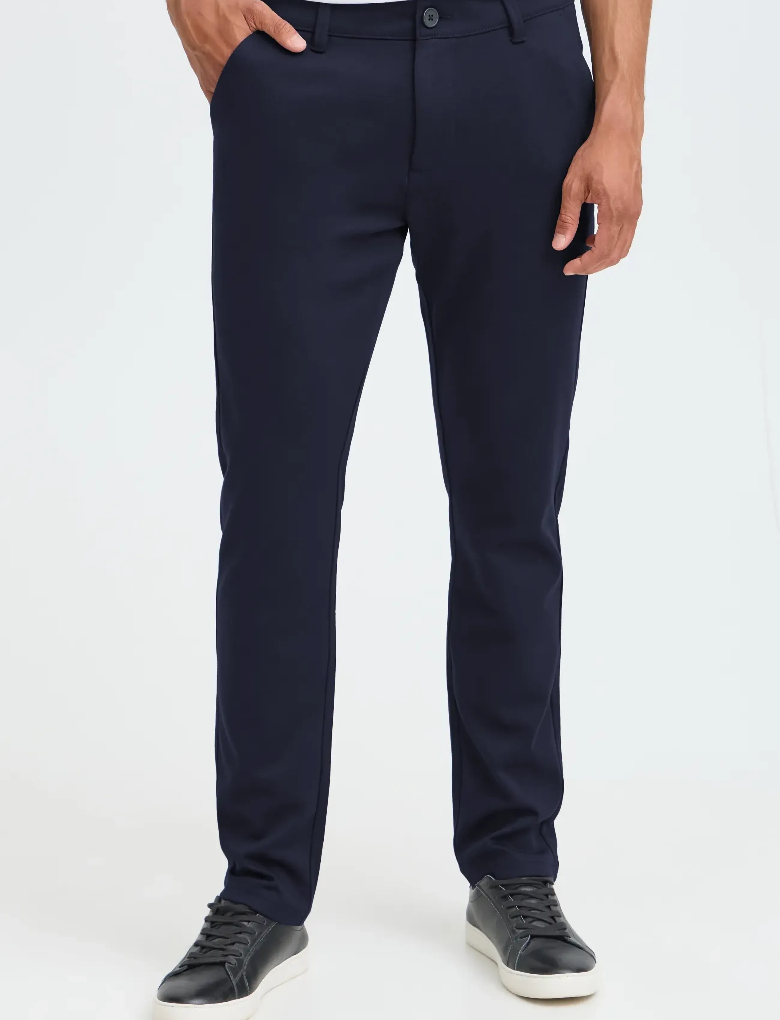 Blend - BHLANGFORD PANTS - püksid & teksad - dark navy - 5
