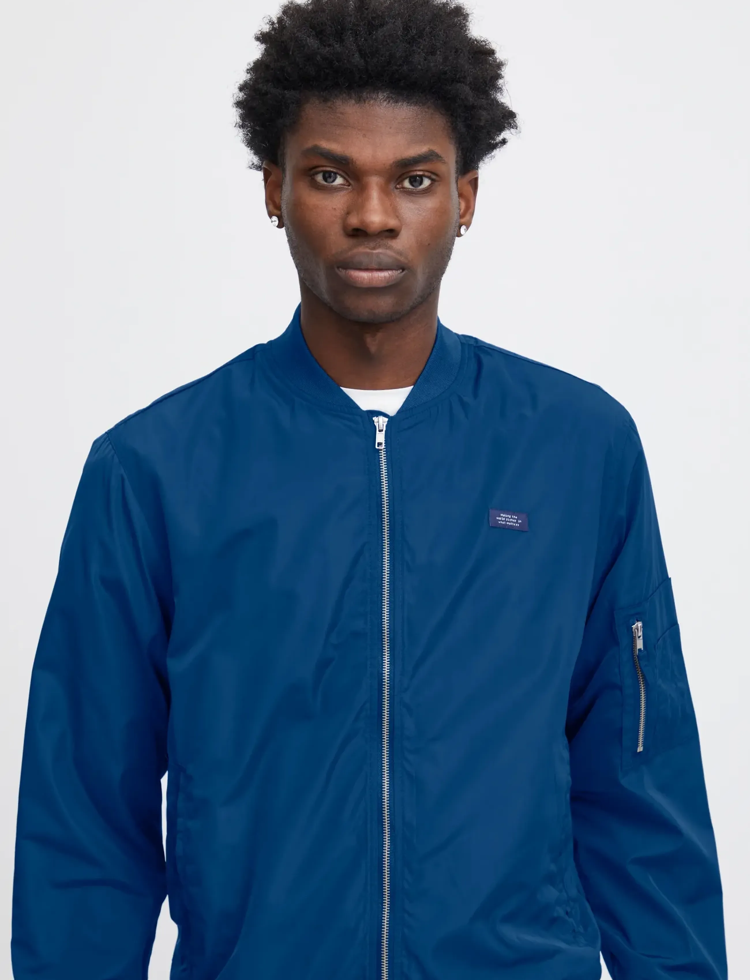 Blend - Jacket - bomberjakker - navy peony - 4
