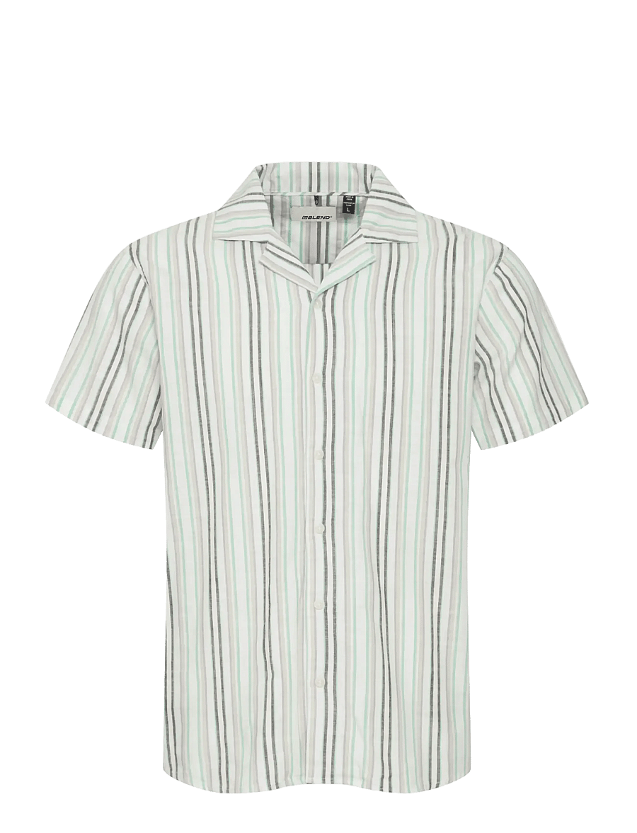Blend - Shirt - stribede skjorter - snow white - 1