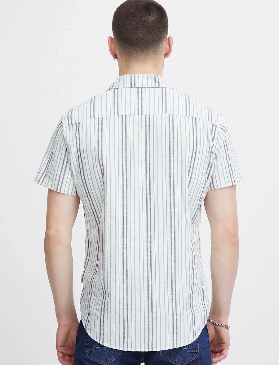 Blend - Shirt - stribede skjorter - snow white - 3