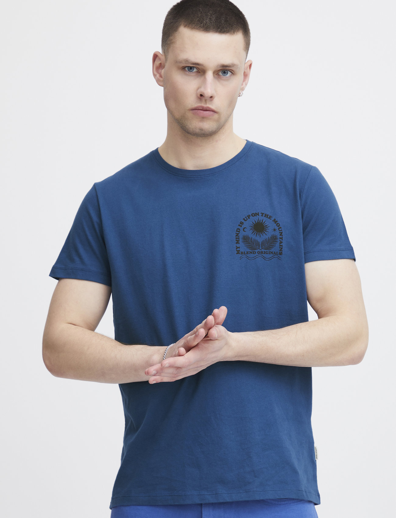 Blend - Tee - navy peony - 3