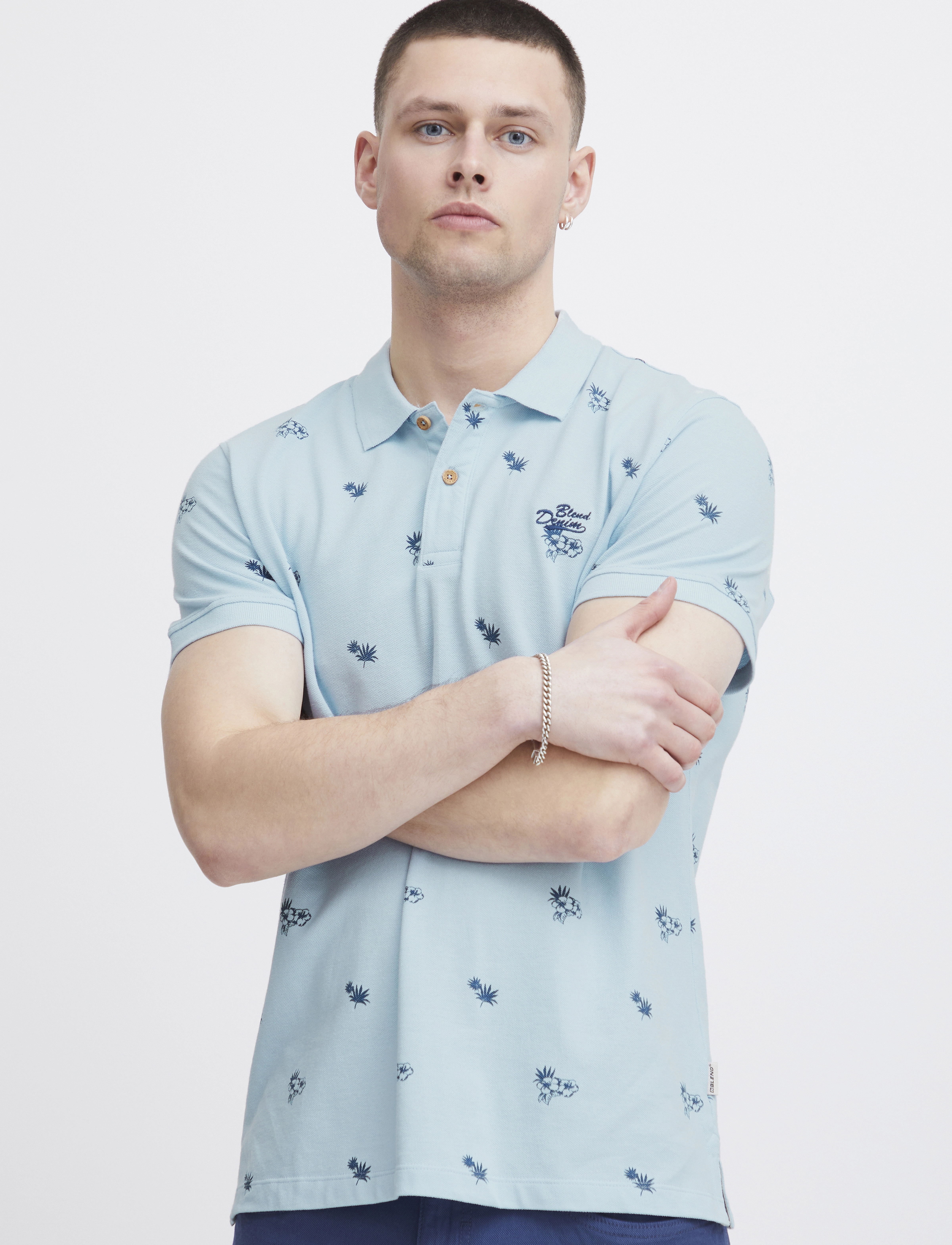 Blend - Polo - cashmere blue - 4